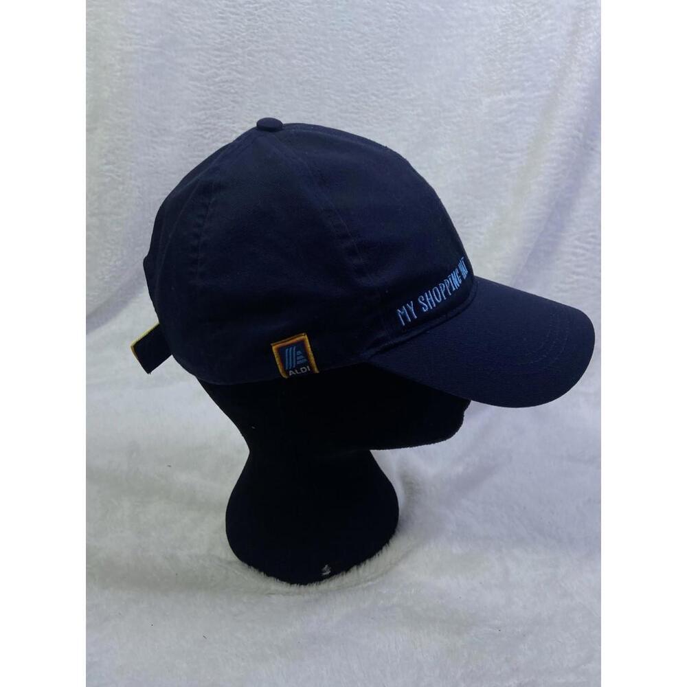 ALDI Hat Collection Navy Baseball Cap One Size My Shopping Hat Work Grocery - Picture 3 of 9